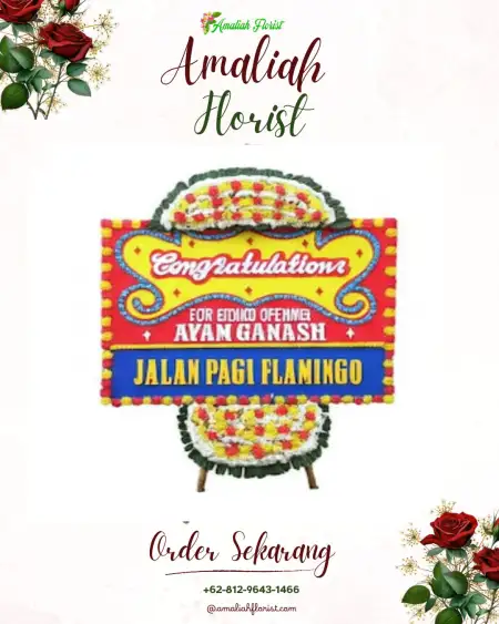 Sewa Papan Bunga Kerbang Dalam
